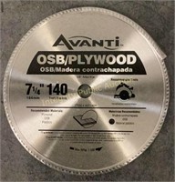 Avanti OSB/Plywood 7-1/4" Arbor Saw Blade