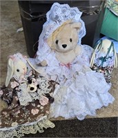Handcrafted Victorian Style Plush Animals
