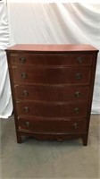 Dixie Mahogany Chest Of Drawers