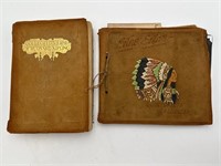 2 PC COLLECTED VERSE OF RUDYARD KIPLING LEATHER