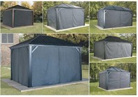 $350 - Sojag 10' x 12' Fontana Gazebo Summer Curta