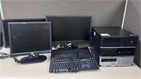 HP Computer Lot w/monitors