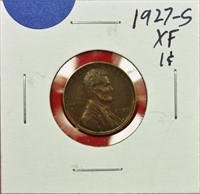 1927-S Lincoln Cent XF