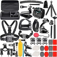 NEEWER 50 in 1 Action Camera Accessory Kit Compati
