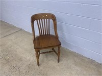 Vtg. Wooden Side Chair