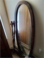 Oval Floor Mirror, Disassembled