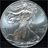2009 1oz Silver Eagle Gem BU