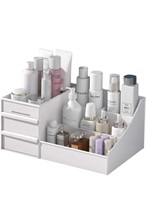 (New) Cosmetic Storage Box White Makeup Organizer