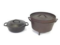 Cast Iron Pots Lodge & Footed