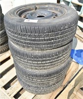 4 - 225/60R16 GoodYear AS Tires on Dodge
