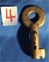C.R.I.&P. RR Brass Key