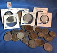 Several Foreign Coins