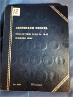 30 Jefferson Nickels in Coin Folder 1939,1940,1940