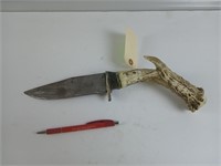 Handmade knife with a six and a half inch blade