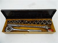 Vintage Hornet USA Socket Wrench Set in Case
