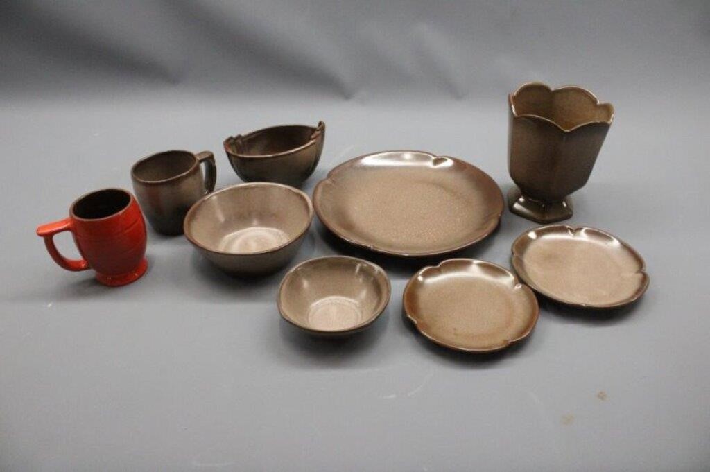 Frankoma Pottery Dishes Set