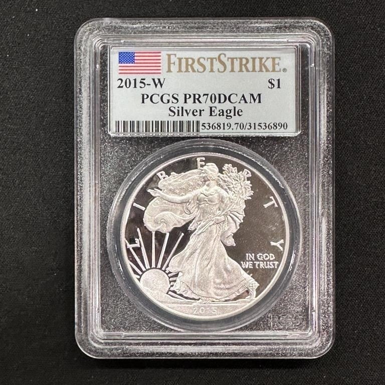 2015-W Proof American Silver Eagle PR-70 PCGS