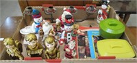 Christmas Ornaments, Candleholders, Books, Misc