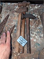 Variety of Antique Hammers
