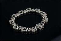 Sterling Silver 0.50ct Diamond Bracelet CRV $890