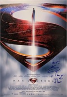 Henry Cavill Autograph Man of Steel Poster