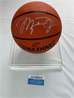 Michael Jordan Autographed Spalding Basketball COA