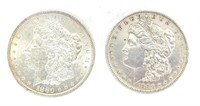 1880 & 1880-O Morgan Silver Dollars