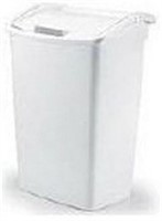 Rubbermaid 280300-WHT Dual-Action Wastebasket