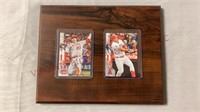 Mike Trout Wood Plaque