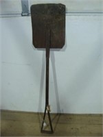 Primitive Wooden Crafted Shovel