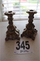 Pair of Ceramic Candle Sticks(R4)