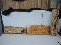 WOODEN WALL HANGINGS-NAUTICAL,COUNTRY LIVING,ETC.