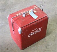 Vintage Coca-Cola Cooler, Approx 18"x13"x19"