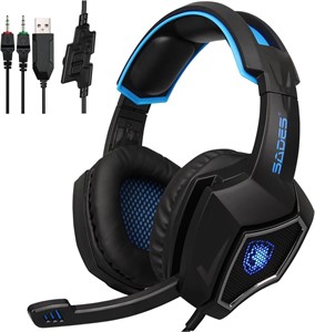 NEW $40 Wired Computer gaming Headset*DAMAGE