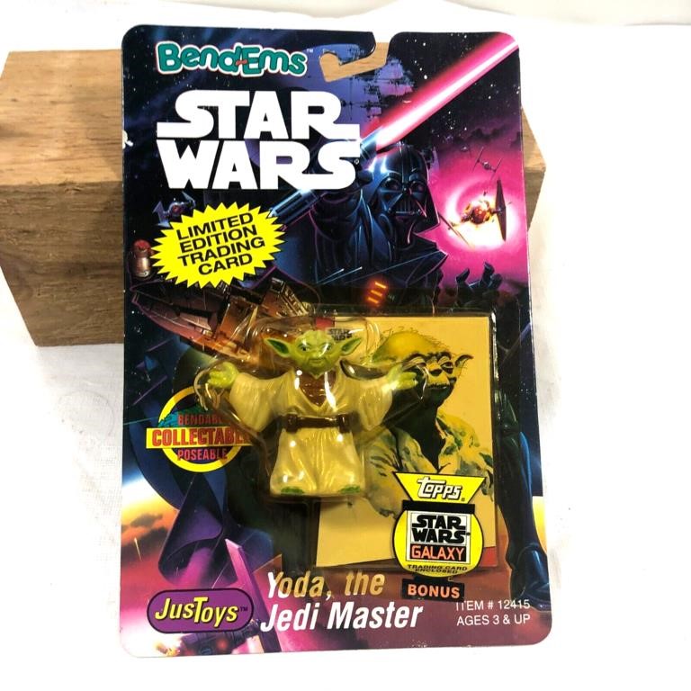 Vintage STAR WARS Bend-Ems Action Figure Yoda