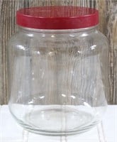 Glass Coffee Jar w/Plastic Lid