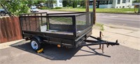 4'x6' Open Trailer with Cage & New Tires