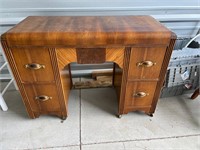 Antique desk/vanity 42” wide 18” deep 29 tall