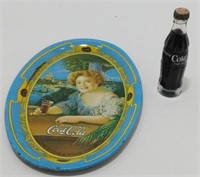 Vintage 1973 Coca Cola Oval Tip Tray (6” Long)