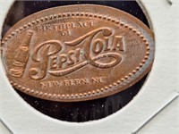Smashed penny token Pepsi-cola