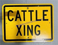 Cattle Crossing Sign 18x24 in