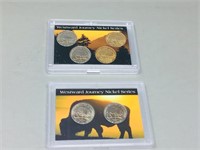 2 sets of Buffalo nickels- USA