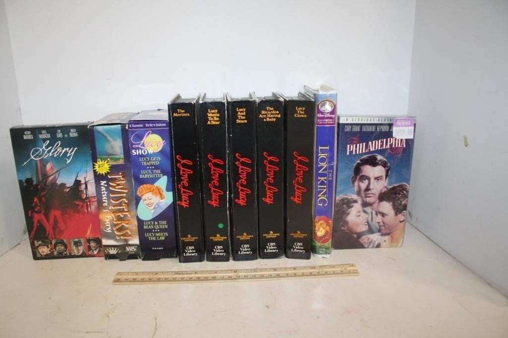 I Love Lucy VHS Tapes  6, Twisters & More