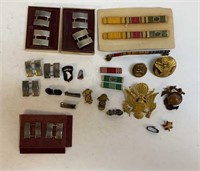 Lots of Vintage Military Devices, Pins, Bars, ETC