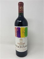 2001 Mouton Rothschild Chateau Red Wine.
