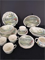 Alfred meakin Staffordshire England dish set