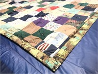 HandMade Quilted Patchwork Throw/Blanket Nice!