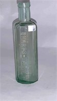 Antique medicine bottle 5 and 1/2 in tall octagon
