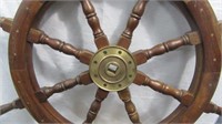 Old Wooden Ships Wheel