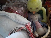 Box of Easter items